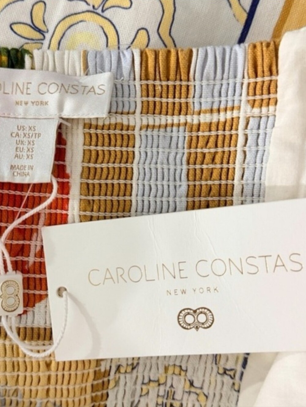 Caroline Constas Women's Linen Blend Sleeveles Maxi Dress - Picture 10 of 13